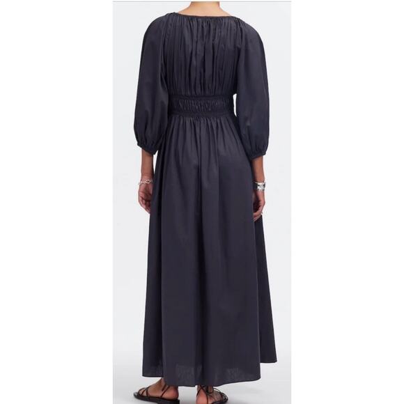 Madewell V-Neck Balloon-Sleeve Maxi Dress - Picture 2 of 9